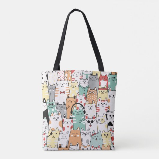 Beste Vriend Verjaardagscadeau Katten Liefhebber N Tote Bag (Achterkant)