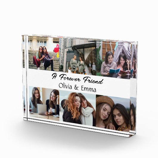 Beste Vriend Verjaardagscadeau Valentijns's Gift F Fotoblokken (Rechts)