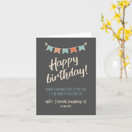 Beste vriend verjaardagskaart grappig, Grappige ci Kaart