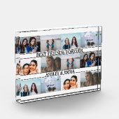 Beste vriend voor altijd Aangepaste namen 12 Fotoc Fotoblokken (Links)