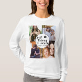 Beste Vriend Voor Altijd Custom Photo Collage Vrou T-shirt (Voorkant)