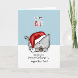 Beste Vriend voor altijd - de Kerstkaart van de Feestdagen Kaart