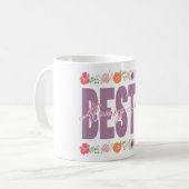 "Beste vriend voor altijd" Koffiemok (Voorkant links)