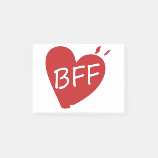Beste vriend voor altijd post-it® notes (Voorkant)