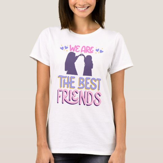 beste vriend voor altijd t-shirt (Voorkant)