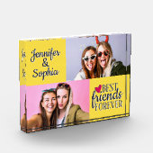 Beste vriend voor altijd twee afbeeldingen sjabloo fotoblokken (Links)