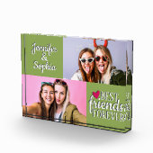 Beste vriend voor altijd twee afbeeldingen sjabloo fotoblokken (Rechts)