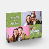 Beste vriend voor altijd twee afbeeldingen sjabloo fotoblokken (Links)