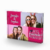 Beste vriend voor altijd twee afbeeldingen sjabloo fotoblokken (Rechts)