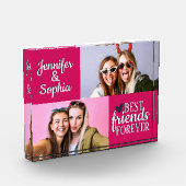 Beste vriend voor altijd twee afbeeldingen sjabloo fotoblokken (Links)