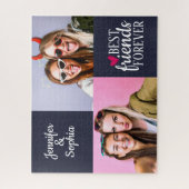 Beste vriend voor altijd twee afbeeldingen sjabloo legpuzzel (Verticaal)