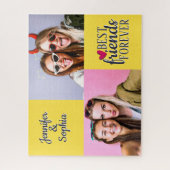 Beste vriend voor altijd twee afbeeldingen sjabloo legpuzzel (Verticaal)