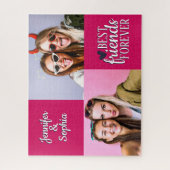 Beste vriend voor altijd twee afbeeldingen sjabloo legpuzzel (Verticaal)