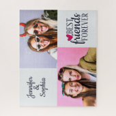 Beste vriend voor altijd twee afbeeldingen sjabloo legpuzzel (Verticaal)