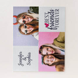 Beste vriend voor altijd twee afbeeldingen sjabloo legpuzzel