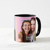 Beste vriend voor altijd twee afbeeldingen sjabloo mok (Voorkant rechts)