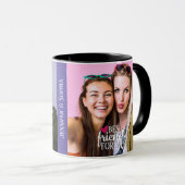 Beste vriend voor altijd twee afbeeldingen sjabloo mok (Voorkant rechts)