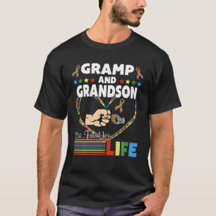 Beste vriend voor het leven Autisme Gramp en klein T-shirt