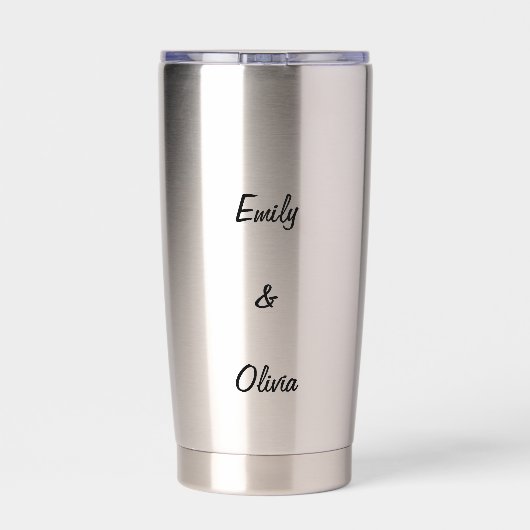 Beste vriend Waterfles Geïsoleerde Drinkbeker (Achterkant)