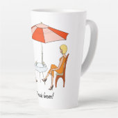 Beste vriend Waterfles Latte Mok (Rechterhoek)