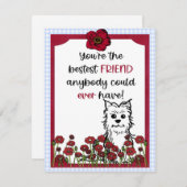 Beste Vriend Wonderful Wizard of OZ Toto Kaart (Voorkant / Achterkant)