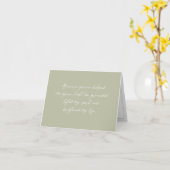 Beste vriend zus bridesmaid voorstel, Sage Green Kaart (Gele Bloem)