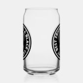 Beste vriend zwart lab blikvorm glas (Links)