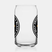 Beste vriend zwarte kat blikvorm glas (Links)