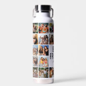 Beste Vrienden 26 Foto Collage Waterfles (Voorkant)