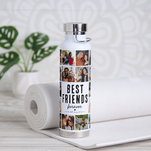 Beste Vrienden 26 Foto Collage Waterfles (Yoga)