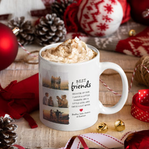 Beste Vrienden 3 Foto Collage & Citaat Koffiemok