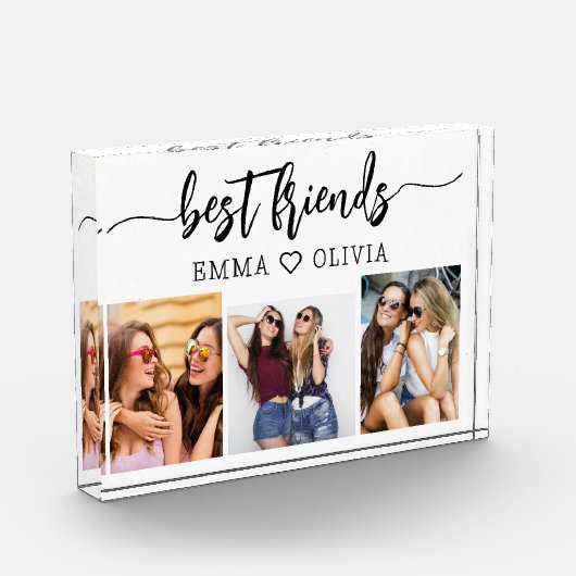 Beste Vrienden 3 Fotocollage Keepsake Fotoblokken (Links)