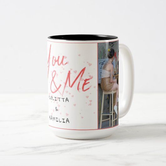 Beste vrienden 4-Ever Coffee Mok - Jij & Ik (Voorkant rechts)