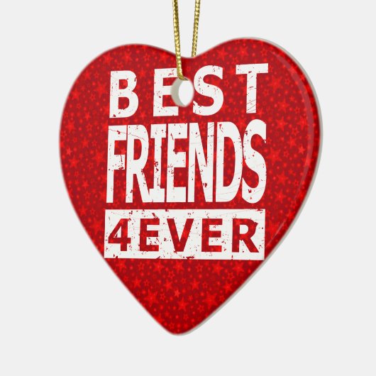 Beste vrienden 4 ooit keramisch ornament (Links)