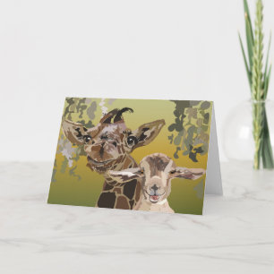 Beste Vrienden 5 "x7" blanco kaart & envelop