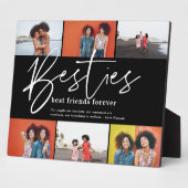 Beste vrienden | 6 Foto-collage Gift Plaque Fotoplaat (Zijkant)