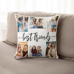 Beste Vrienden 6 Fotocollage Keepsake Kussen<br><div class="desc">Vier vriendschap met de beste vrienden 6 Foto Collage Keepsake Sierkussen. Dit gepersonaliseerde kussen beschikt over een prachtig gerangschikte collage van zes gekoesterde foto's, het vastleggen van onvergetelijke momenten met je beste vrienden. Gemaakt van hoogwaardige materialen, voegt het een stijlvolle en sentimentele touch toe aan elke ruimte, perfect om op...</div>