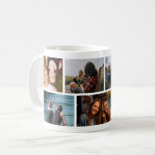Beste Vrienden 7 Foto Collage Koffiemok (Voorkant links)