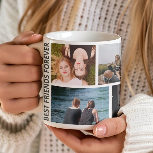 Beste Vrienden 7 Foto Collage Koffiemok