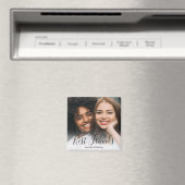 Beste vrienden aangepaste foto magneet (Insitu (Vaatwasser))