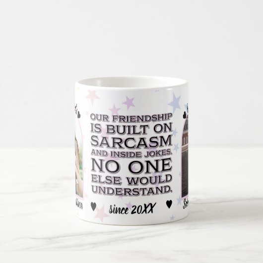 Beste Vrienden Aangepaste Foto Mok (Center)