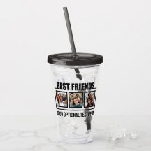 Beste vrienden, aangepaste foto's en tekst