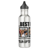 Beste vrienden, aangepaste foto's en tekst waterfles  (Links)