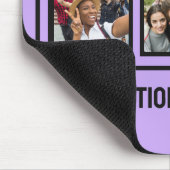 Beste vrienden, aangepaste foto's, tekst en kleur muismat (Hoek)