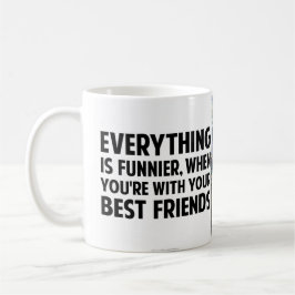 Beste vrienden Aangepaste Mok 11oz Foto toevoegen 
