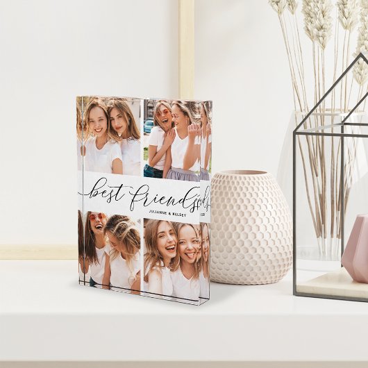 Beste vrienden, aangepaste tekst en collage fotoblokken