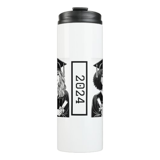 Beste Vrienden Afstuderen 2024 Thermosbeker (Voorkant)