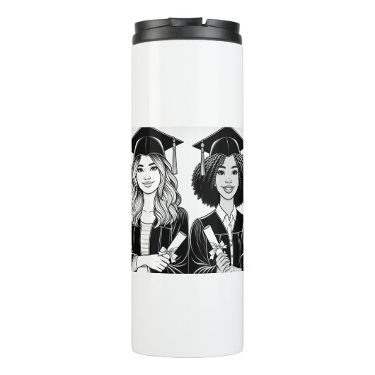 Beste Vrienden Afstuderen 2024 Thermosbeker (Achterkant)