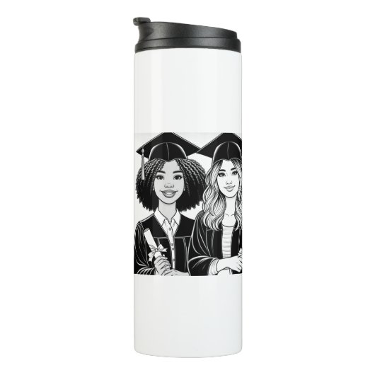 Beste Vrienden Afstuderen 2024 Thermosbeker (Geroteerd rechts)