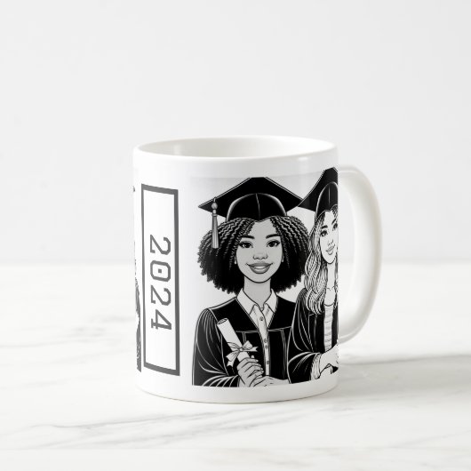 Beste Vrienden Afstuderen Mok 2024 (Voorkant rechts)